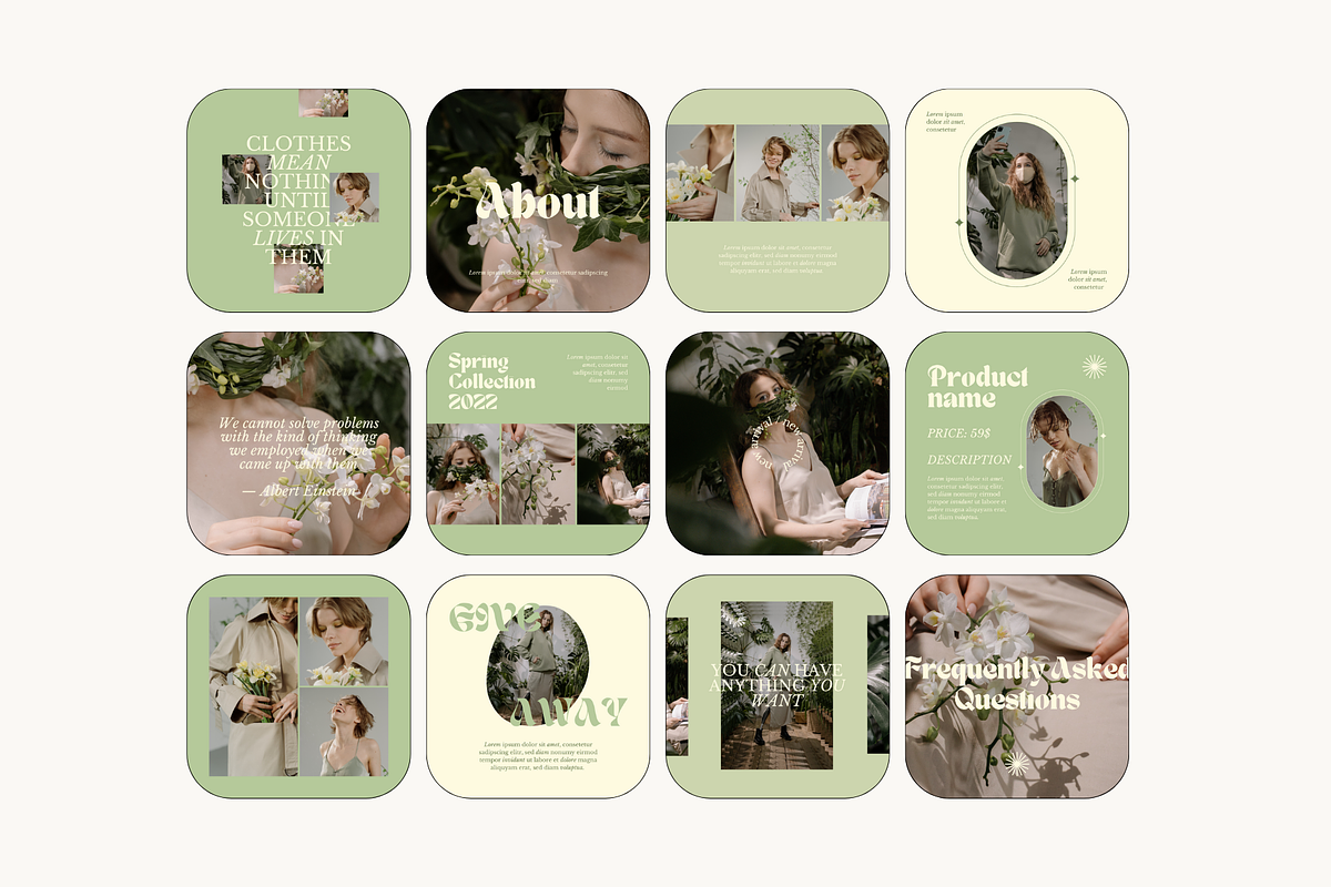 Olive Social Media Pack, a Social Media Template by marmaries (Photo 4 of 13)