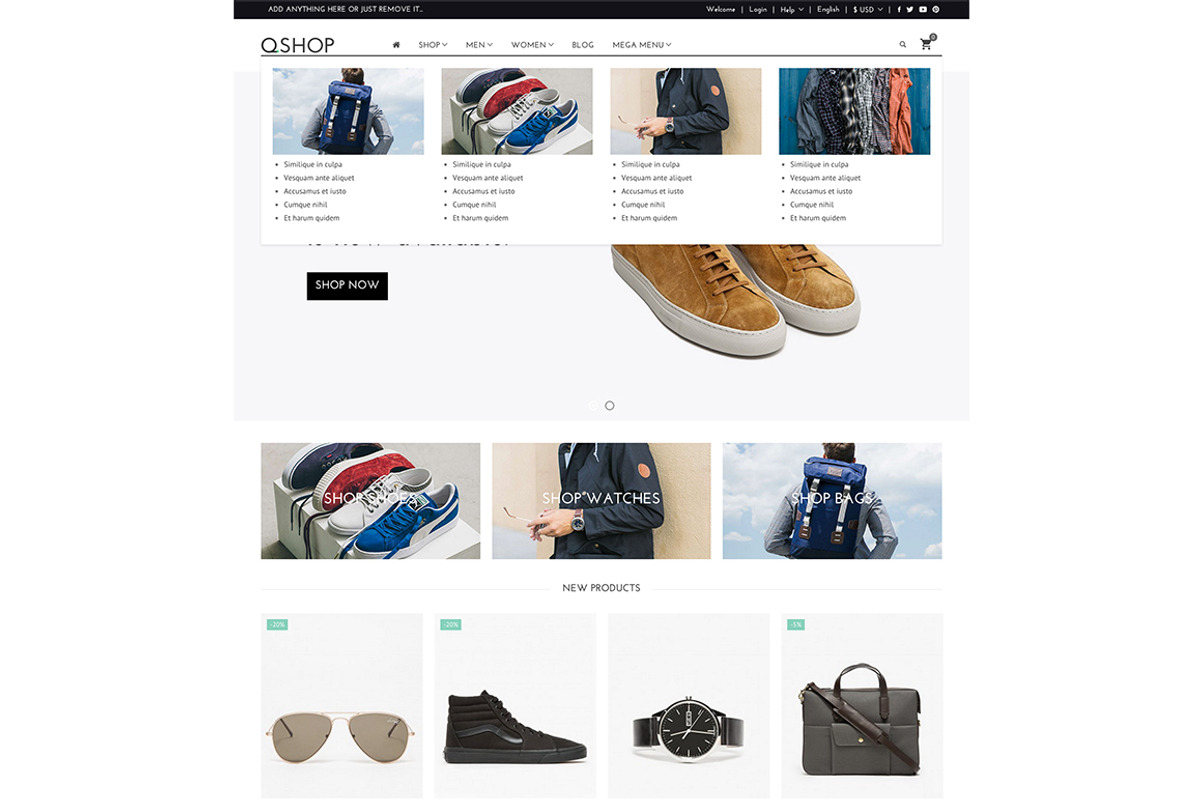 Queen - Responsive Prestashop Theme, a Templates & Theme by neutrontheme (Photo 3 of 7)
