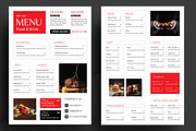 Clean Food Menu Template, a Stationery Template by ContestDesign (Thumbnail 2 of 2)