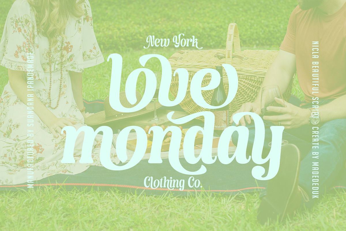 Nicla - Beautiful Script Family, a Script Font by madeDeduk (Photo 11 of 15)