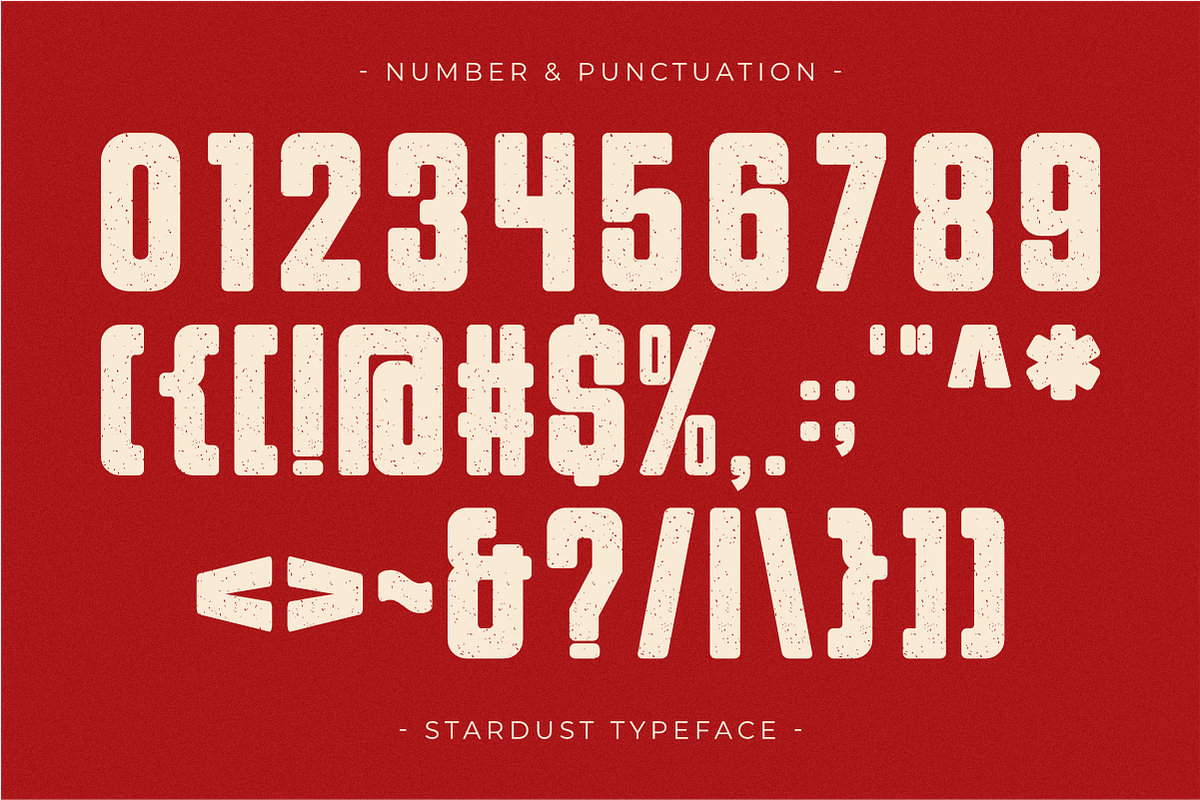 Stardust - Condensed Texture Font, a Sans Serif Font by Pian45 Studio (Photo 7 of 8)