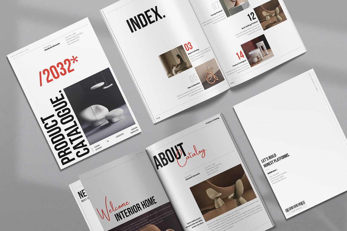 Product Catalogue Brochure Template, a Brochure Template by NorthPeak (Photo 3 of 10)