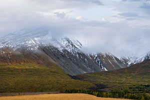 Beautiful mountain view during auto trip in Iceland. Spectacular, a Nature Photo by YuriyB