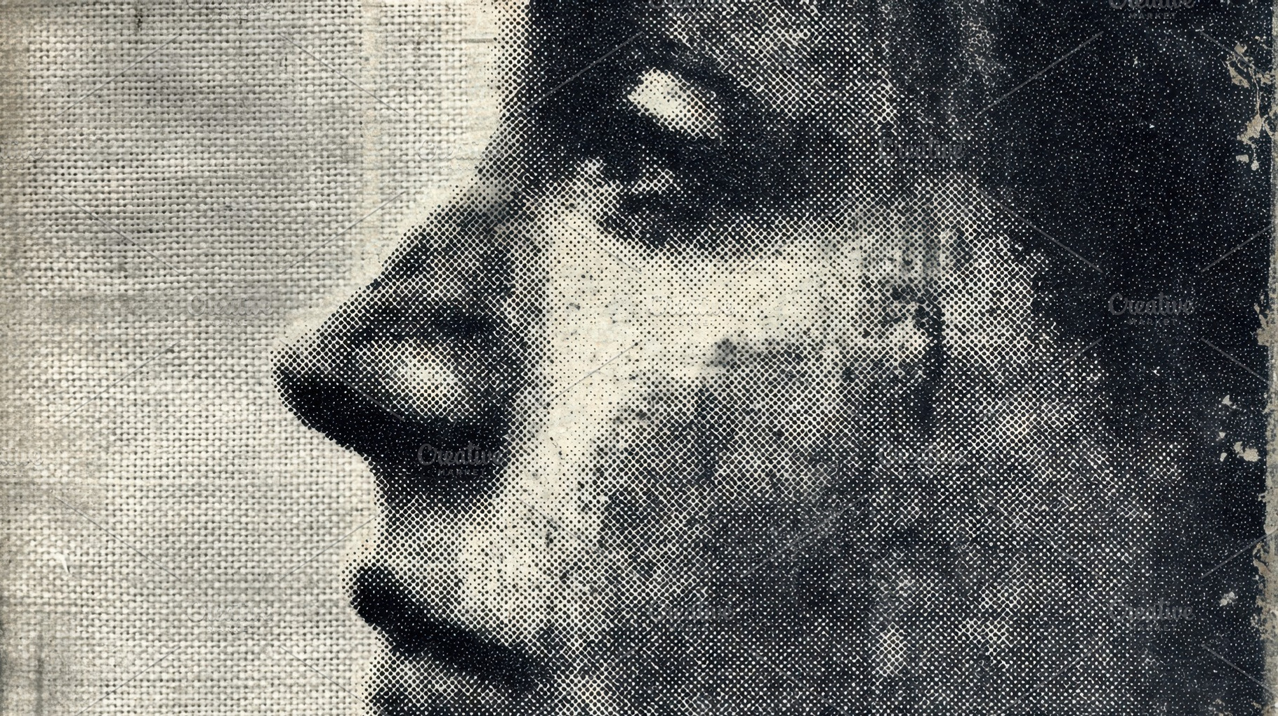 Profile of a face in black and white, a Photo by Beautiful things
