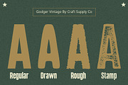 Godger Vintage, a Sans Serif Font by Craft Supply Co. (Thumbnail 3 of 8)