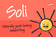 Soli Px, a Script Font by Letradora (Thumbnail 2 of 6)