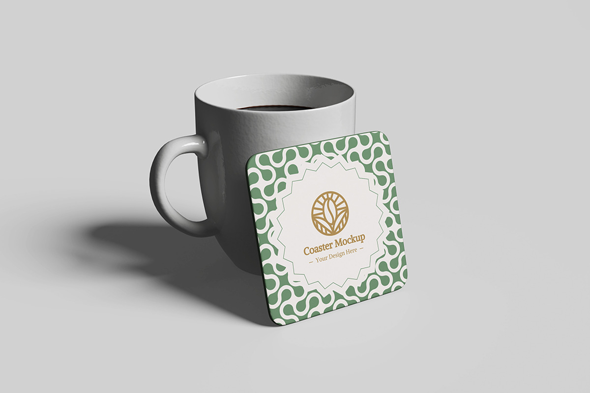 Coaster Mockup, a Product Mockup by bimockup (Photo 6 of 6)