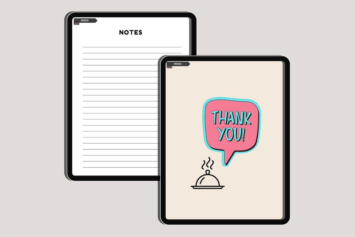 Digital 2025 Meal Planner Canva, a Stationery Template by Designmela01 (Photo 9 of 9)