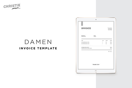 Damen Invoice Template