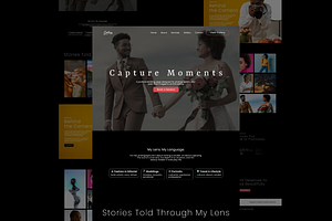 Photography Showcase Landing Page, a Landing Page Template by PetersTouch Creative