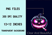 Creepy Black and Pink Halloween Pump, an Illustration by SVGArt (Thumbnail 8 of 8)