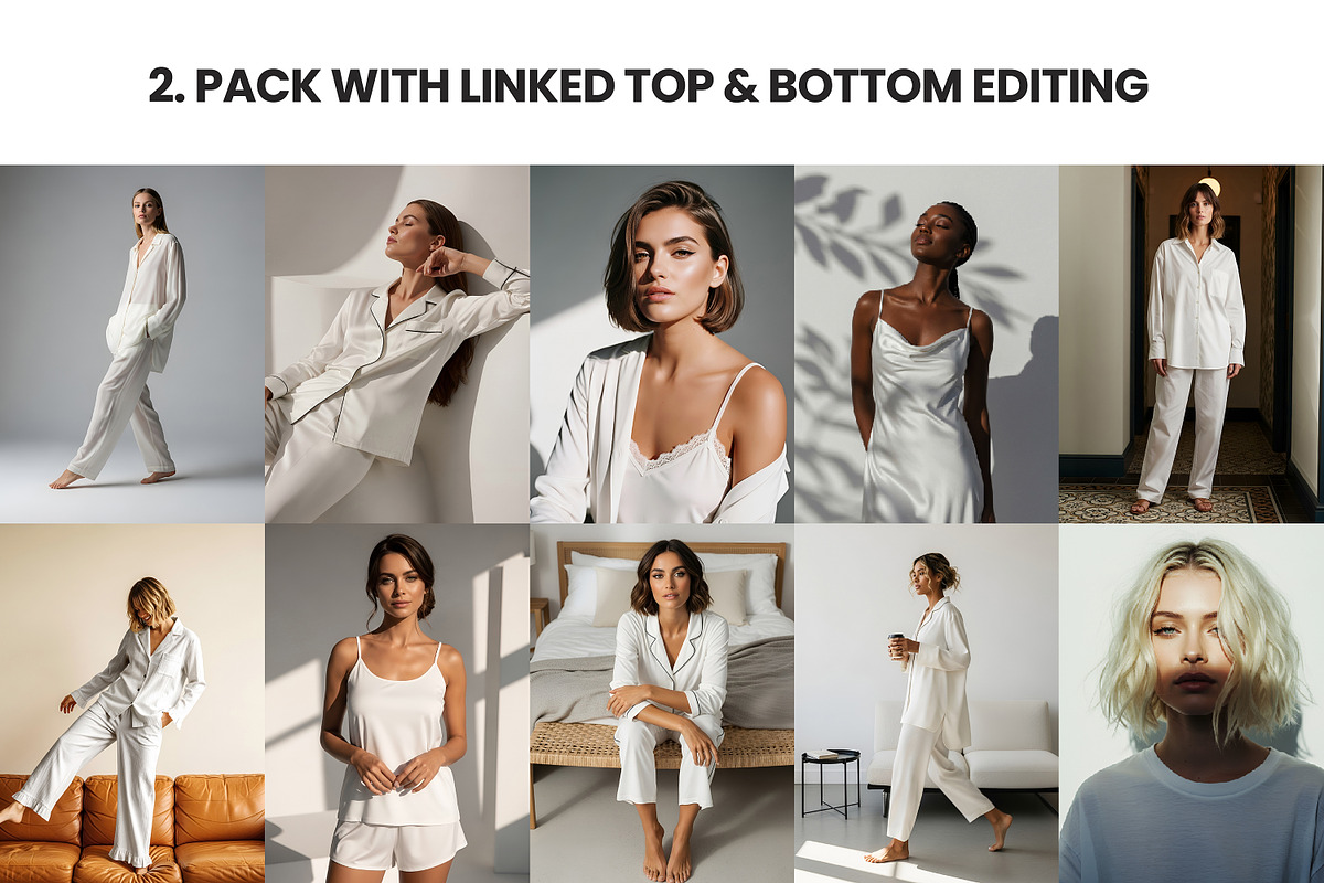 10 Pajamas Mockups + 10 Bonus PSDs, a Shirt Mockup by ARARA ✸ Creative Design (Photo 4 of 6)