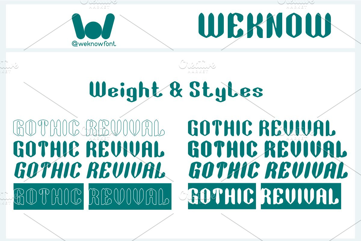 Gothic Revival font, a Font by weknow (Photo 7 of 8)