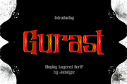 Gurast Font | Display Serif, a Serif Font by Jadatype.id (Thumbnail 1 of 9)