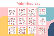 Valentines day doodle hand draw, a Seasonal Illustration by foxndeer (Thumbnail 1 of 4)