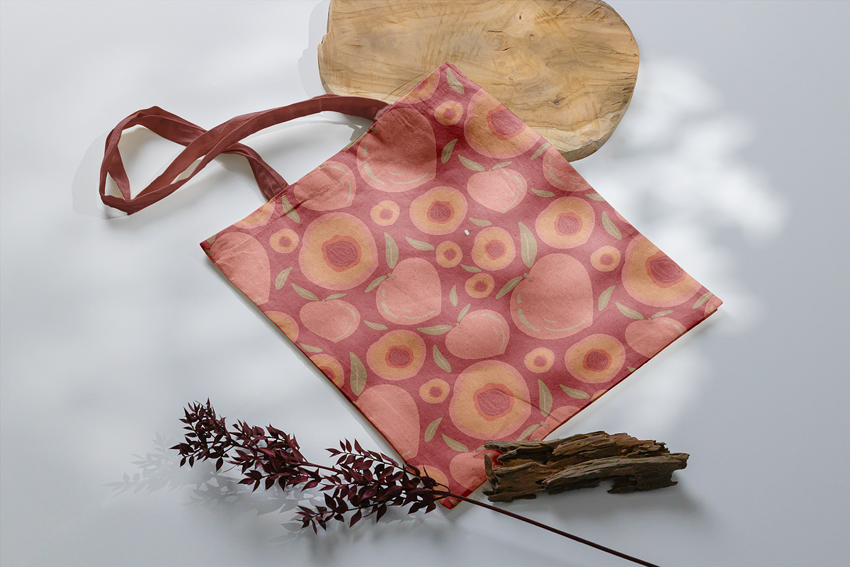Peach pantone inspiration patterns, a Pattern Graphic by Daria Balaeva (Photo 3 of 8)