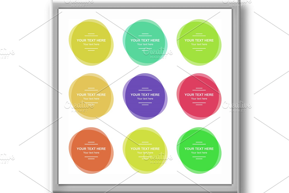 Set of Vector Colorful Banners, a Decorative Illustration by FineArtStudio (Photo 3 of 3)