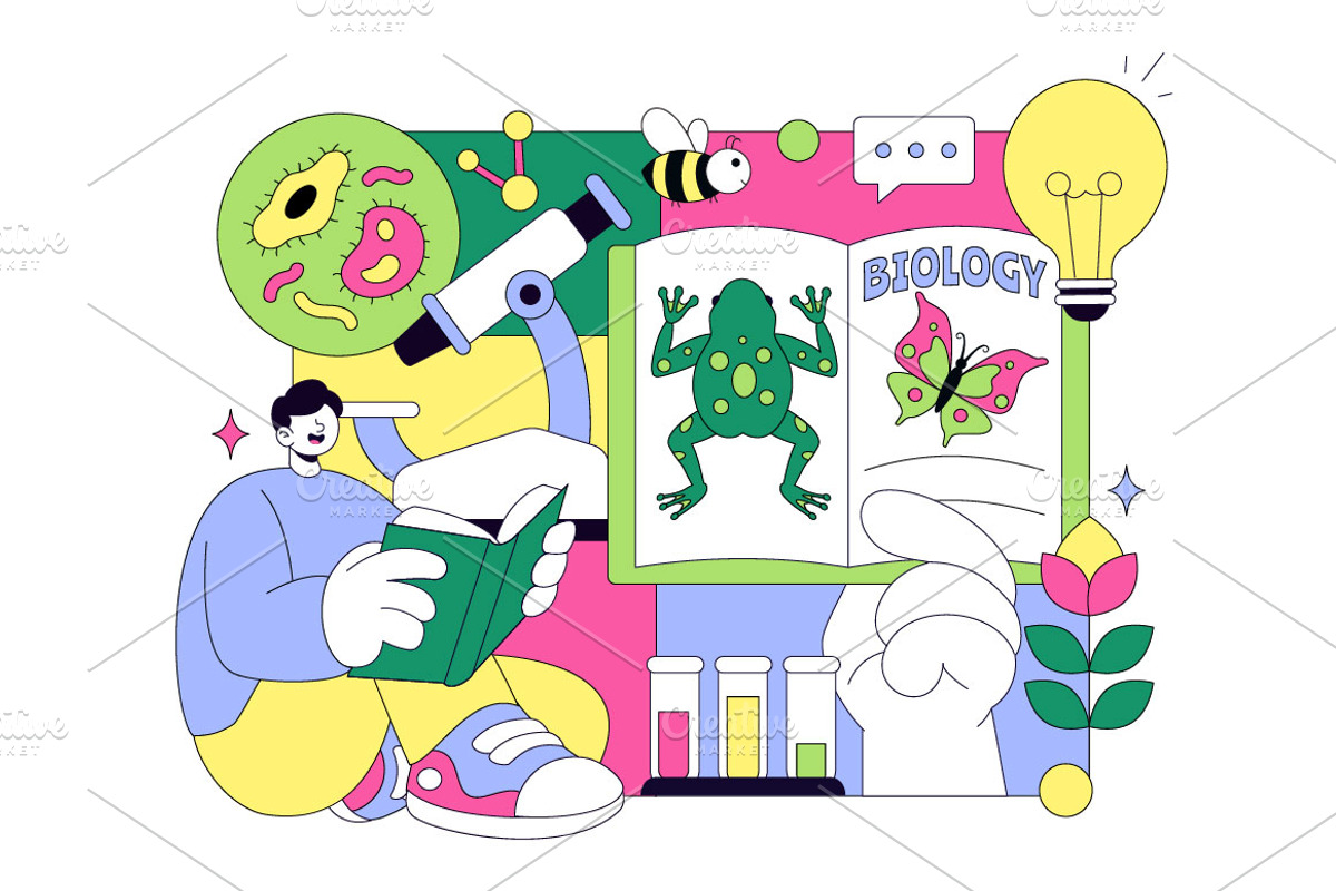 10 Biological Science Illustration, an Object Illustration by denayunebgt (Photo 4 of 4)