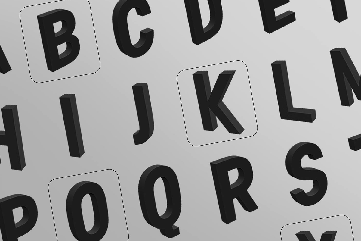 3D Alphabets & Numbers, a 3D by neueworld (Photo 6 of 6)