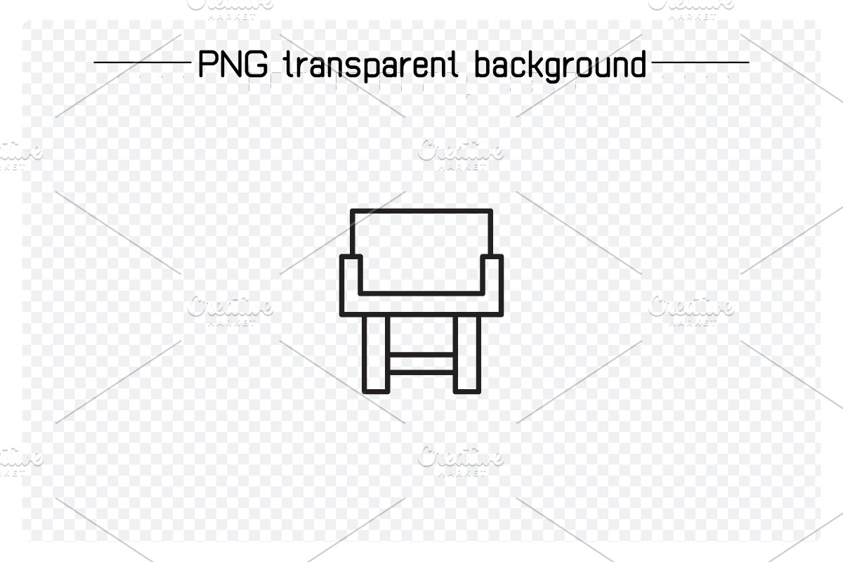Chair Icons Line Illustration, an Outline Icon by Designfour (Photo 5 of 7)