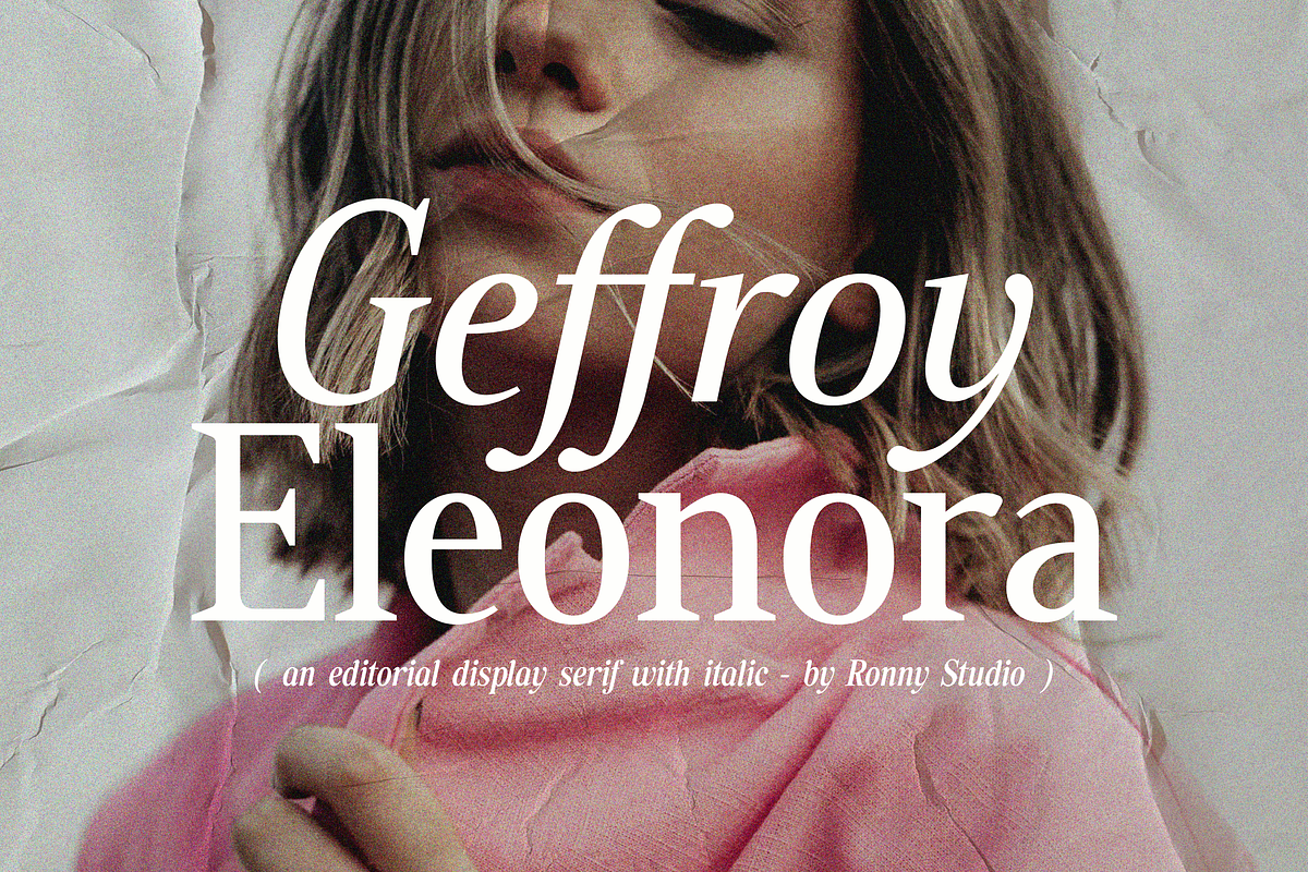 Geffroy Eleonora A Nostalgic Serif, a Serif Font by Ronny Studio (Photo 1 of 18)