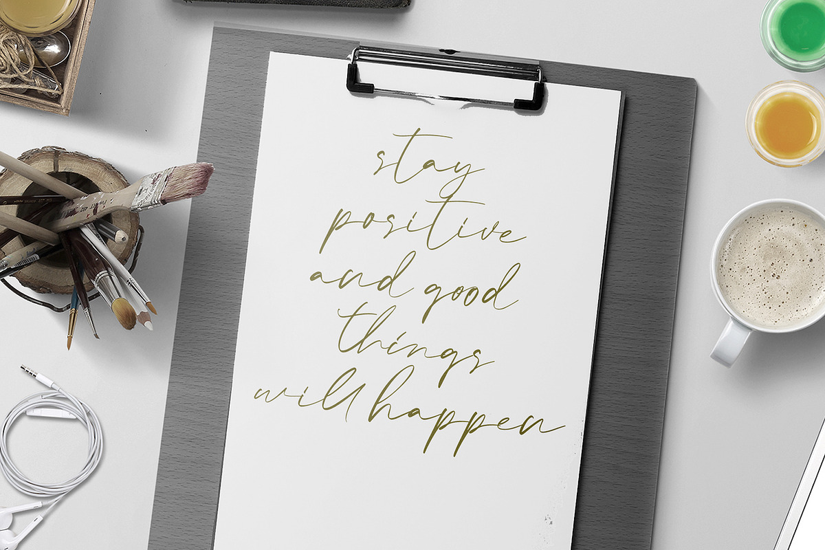 Calvin Fallen - Handwritten Font, a Script Font by StringLabs (Photo 4 of 9)