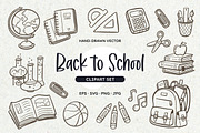 Back to School Doodle Background, an Object Graphic by insemar (Thumbnail 1 of 4)