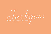 Jackquin Handwriting Font, a Handwritten Font by NTC Graphic (Thumbnail 1 of 8)