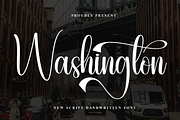 Washington | Script Font, a Handwritten Font by Scratchones (Thumbnail 1 of 9)