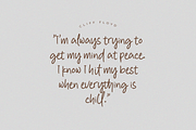 Chill in Lounge | A Quote Font, a Script Font by Colllab Studio (Thumbnail 2 of 18)