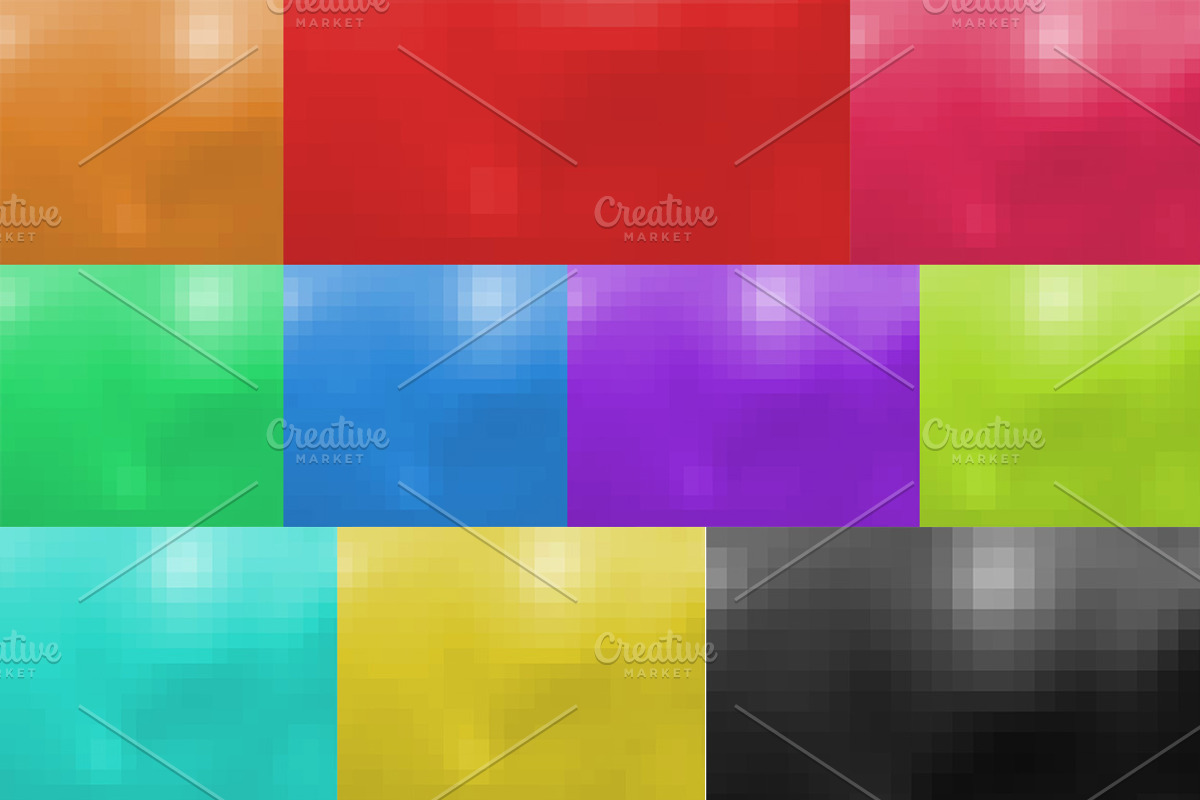 10 Mosaic Backgrounds 3 preview 5