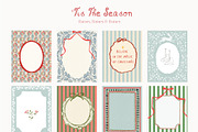 Christmas Frames Borders Templates, a Decorative Illustration by whiteheartdesign (Thumbnail 10 of 24)