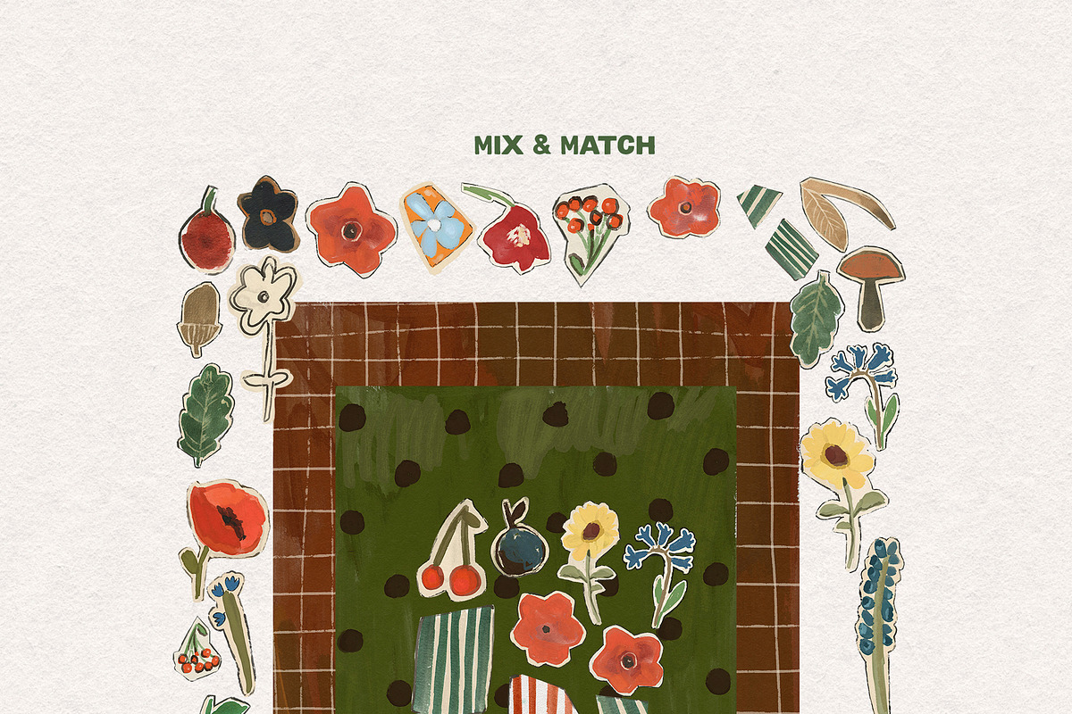 Fall Cottagecore Frames Backgrounds, a Decorative Illustration by whiteheartdesign (Photo 19 of 22)