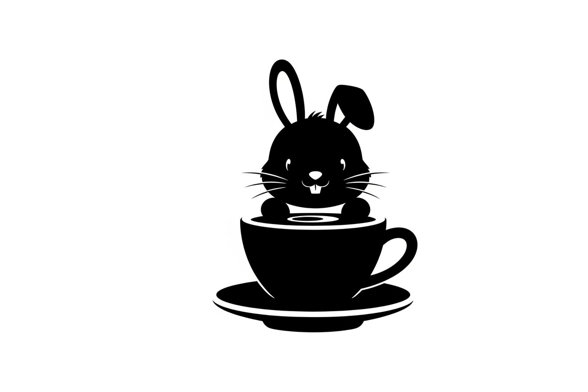 Cute Bunny Coffee Cup Vector Bundle, an Illustration by Designs_River (Photo 2 of 49)