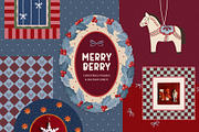 MerryBerry Christmas Frames & Papers, an Object Graphic by alonahaidash (Thumbnail 1 of 15)