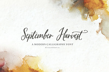 September Harvest Script Font