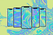 Lime Acid Gradients & Objects, a Texture Graphic by Julie&Taily (Thumbnail 3 of 21)