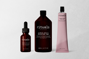 RITUALS / Cosmetic Mockups