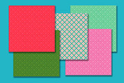 Tileable Holiday Geometric Patterns, a Pattern Graphic by Laureling Studios (Thumbnail 2 of 2)