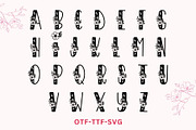 Floria – Floral Decorative Font, a Symbol Font by AnningArts (Thumbnail 6 of 7)