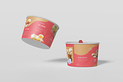 Ice Cream Cup Mockup, a Cups & Container Mockup by swsi-studio (Thumbnail 2 of 8)