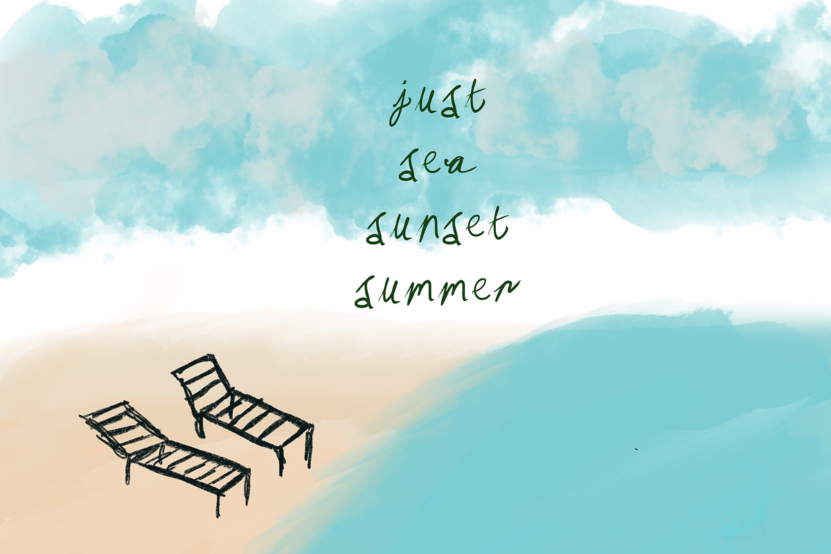 Handwritten Script Font, a Handwritten Font by elif (Photo 2 of 4)