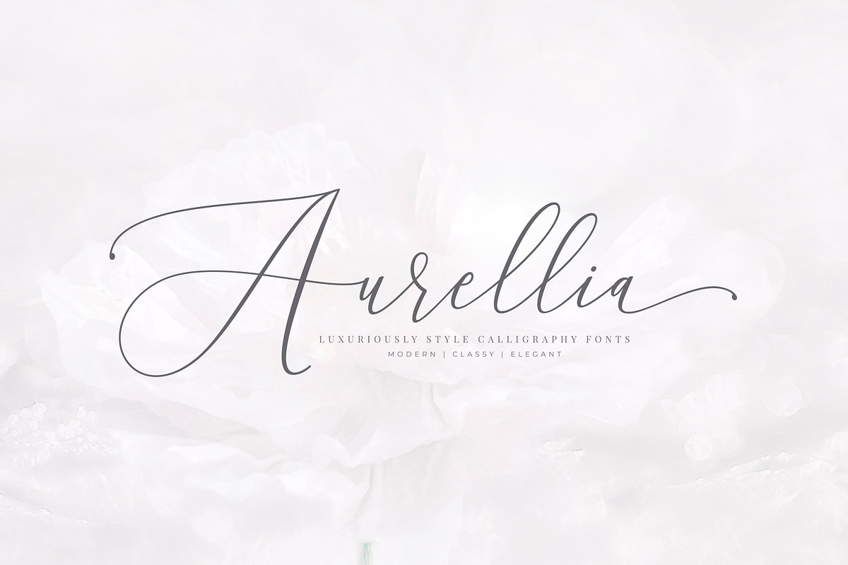 Aurellia Script Classy Fonts