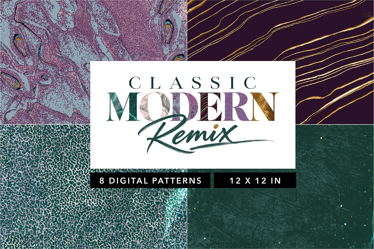 Classic Modern Remix - Patterns, a Pattern Graphic by Maria J. Black Studio (Photo 1 of 3)