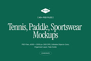 Tennis, Pickleball, Sports Mockups, a Mockup by Vitora Mockup (Thumbnail 4 of 28)