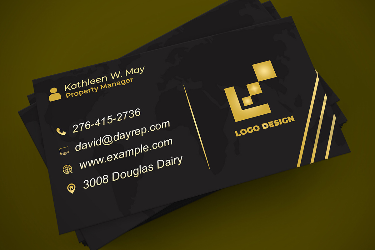 Luxury Corporate Business Card preview 7