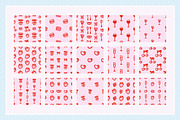 135 Whimsical Patterns and Clip Art, a Pattern Graphic by Leila Divine (Thumbnail 15 of 23)