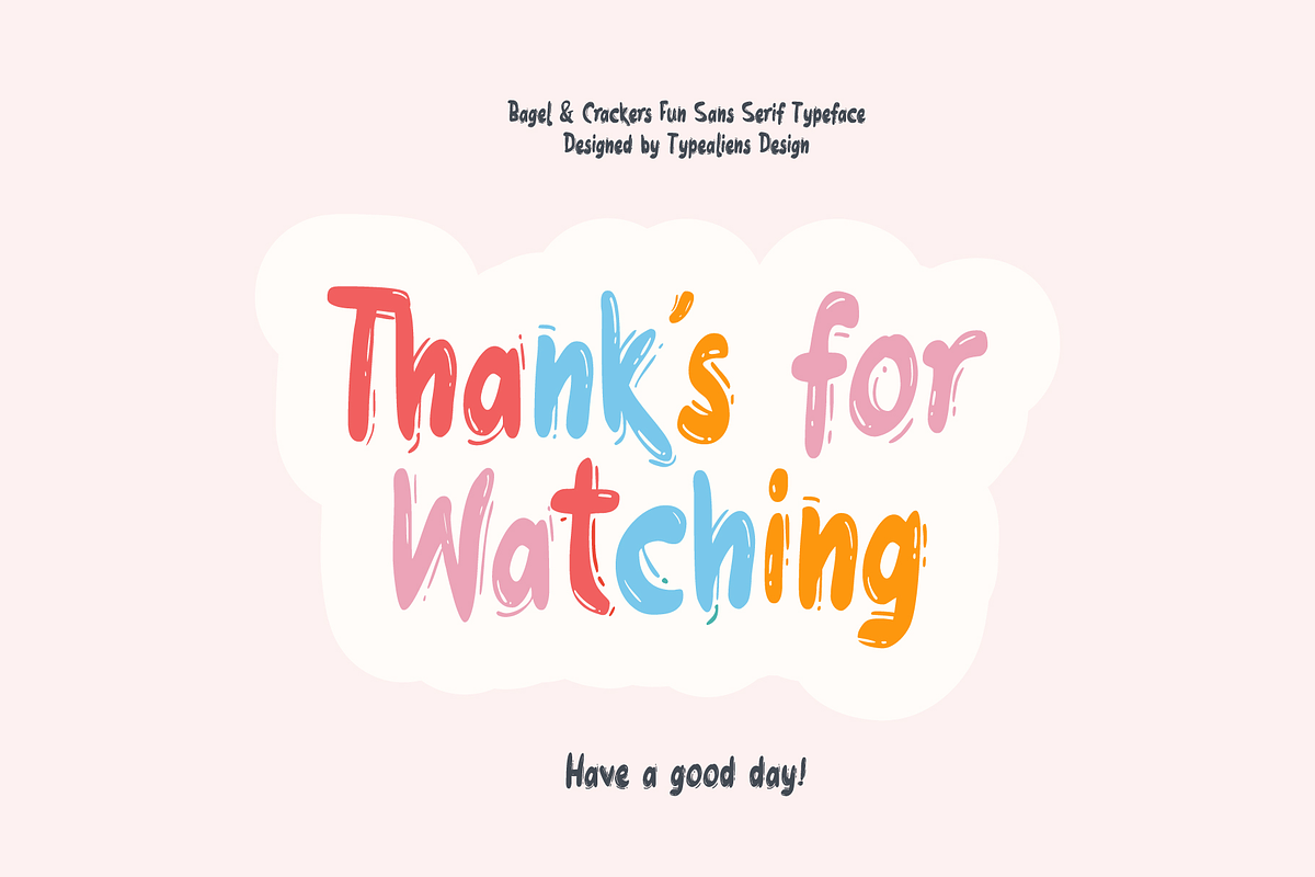 Bagel & Crackers, a Font by ilhamtaro (Photo 12 of 12)