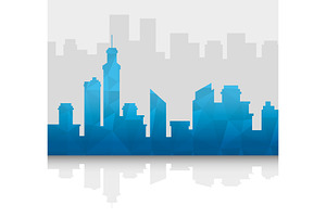 City Landscape Buildings Icon