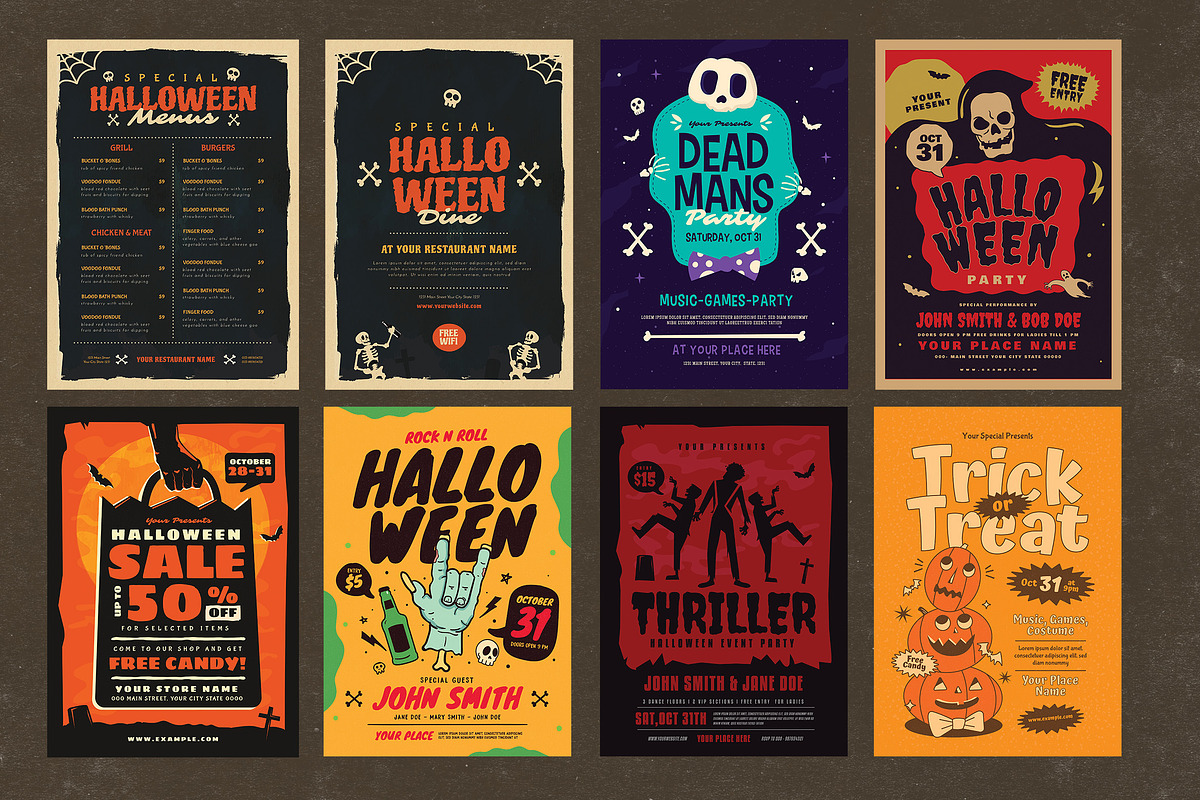 31 Halloween Flyer Bundle, a Flyer Template by Guuver (Photo 4 of 5)